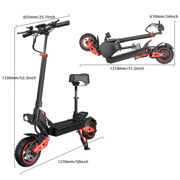 3 J15 MAX Off-Road Electric Scooter for Adults