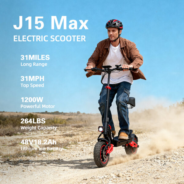 主图1 J15 MAX Off-Road Electric Scooter for Adults