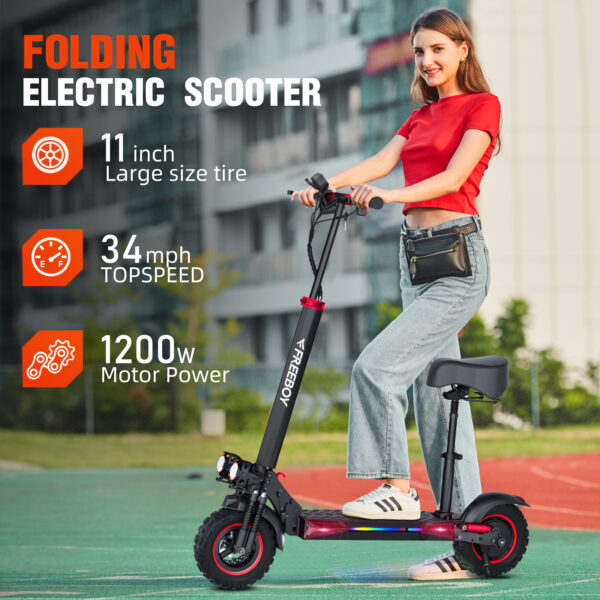 新J11主图2 J11 MAX Motorized Scooter for Adults